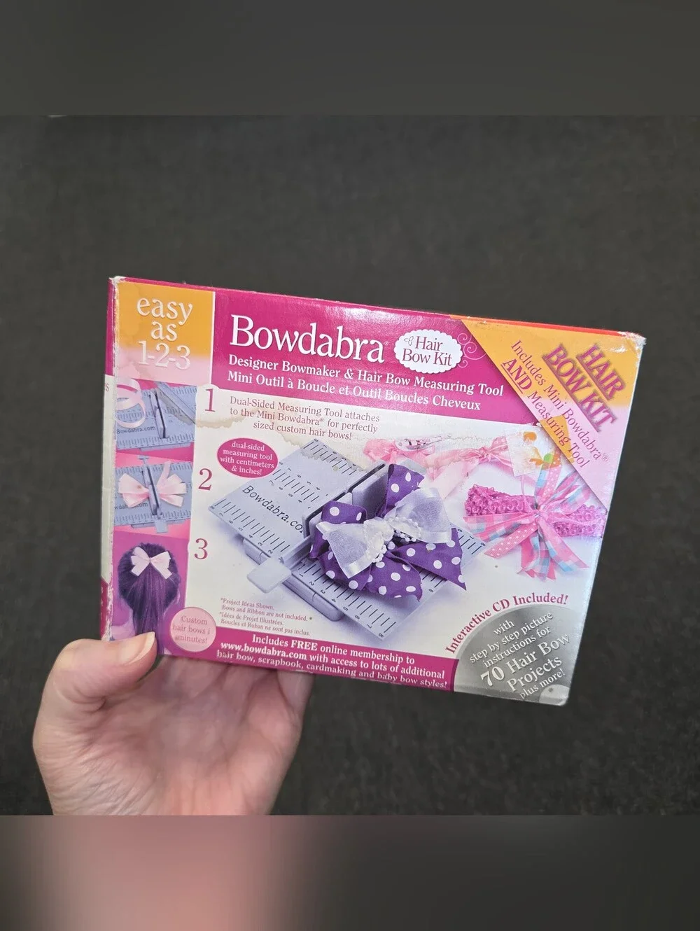 Bowdabra Mini For Hairbow Kit 2011 New In Box With CD